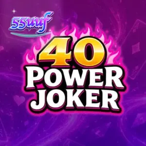 Tampilan visual slot 40 Power Joker dengan simbol klasik dan latar belakang galaksi.